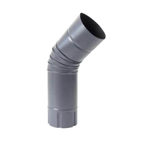 Колено Vitan 100 мм верхнее графит RAL 7024 (22911)