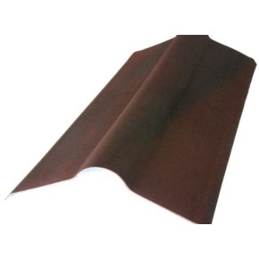 Гребінь STRAP Onduline коричневий 0.32х5 м (1.6 м2)