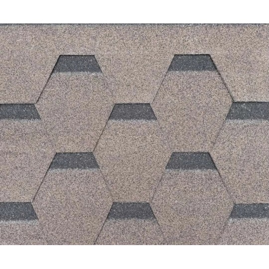 Бардолин Onduline First Hexagonal коричневый 2.9 м2/уп (BFHB20SA35)