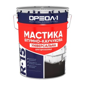 Мастика битумно-каучуковая Ореол-1 Универсальная 10 кг
