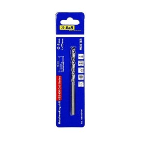Свердло по металу S&R Meister HSS 4 мм 43-75 мм (108840400)