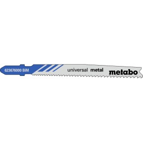 Полотно пилкове для лобзиків Metabo Universal Metal 74 мм (623620000)