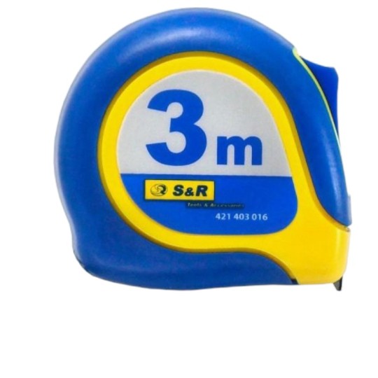 Рулетка S&R Mustang 3 м 16 мм (421403016)