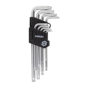 Ключі Sigma Torx Pro of T10-T50 мм середні з отвором (4022221)