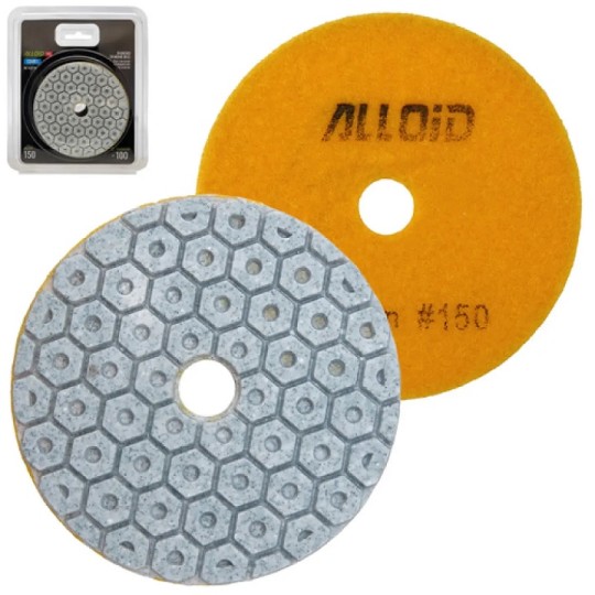 Круг алмазный шлифовальный Alloid Pro Combs 100 мм Р150 (DD-63379)