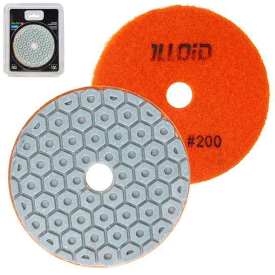 Круг алмазный шлифовальный Alloid Pro Combs 100 мм Р200 (DD-63380)