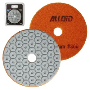 Круг алмазный шлифовальный Alloid Pro Combs 100 мм Р300 (DD-63381)