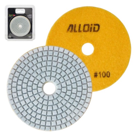 Круг алмазный шлифовальный Alloid Pro 100 мм Р100 (DD-63284)