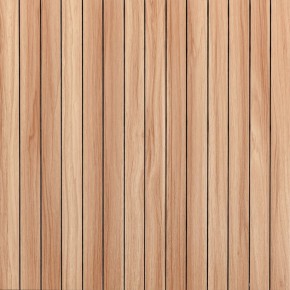 Панель стінова Sticker Wall 3D рейки 600х600х2.8 мм Тік золотистий (SW-00002203)