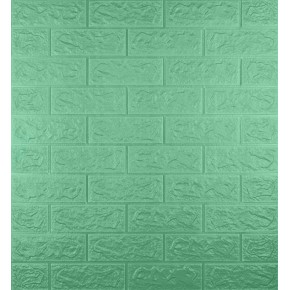 Панель стінова 3D 700х770х5 мм light green Ws#7