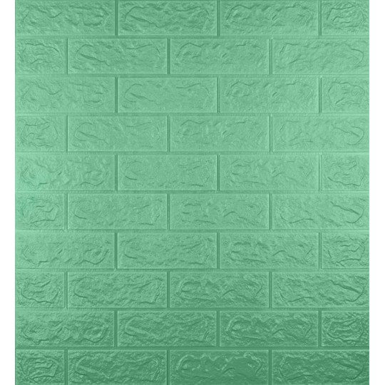 Панель стінова 3D 700х770х5 мм light green Ws#7