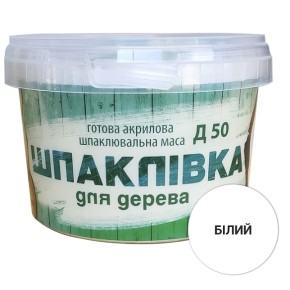 Шпаклівка для дерева універсальна Ельф Д50 біла 0.4 кг