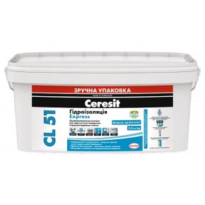 Мастика гидроизоляционная Ceresit CL 51 3.5 кг