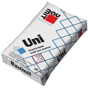 Еластичний клей для плитки Baumit Uni , 25кг ( 54)