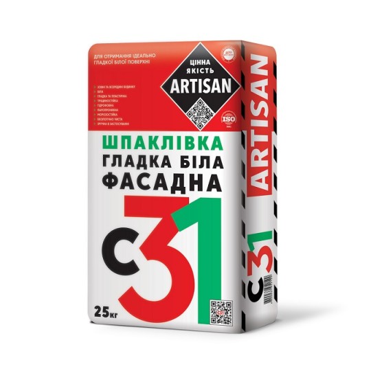 Шпаклівка фасадна Artisan С-31 25 кг