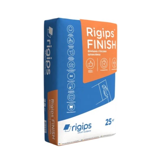 Шпатлевка гипсовая Rigips Finish 25 кг