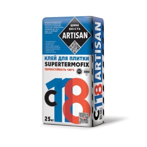 Клей для плитки Artisan C-118 Supertermofix 180°С 25 кг