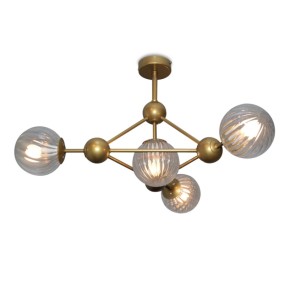 Люстра Sirius S1953-4 GD