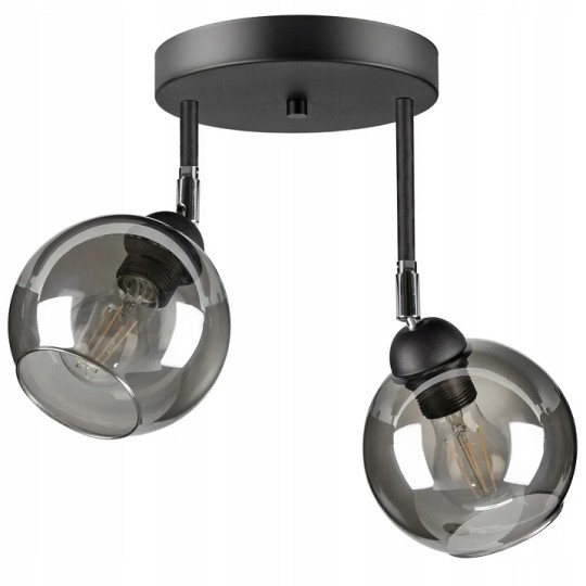 Люстра Sirius S4919-2 BK+SM з поворотнім механізмом
