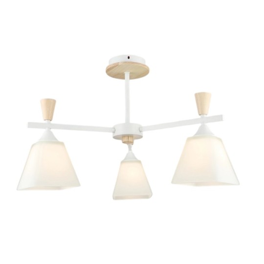 Люстра Sirius B N5663/3 WT+WOOD