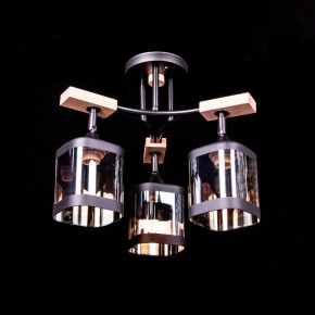 Люстра Sirius B N5680/3 BK+WOOD