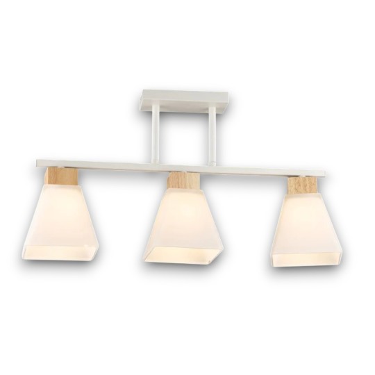 Люстра Sirius B N6663/3 WT+WOOD