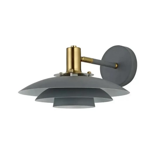 Бра настінне Valeso G 74729/1W Dark grey + chrome