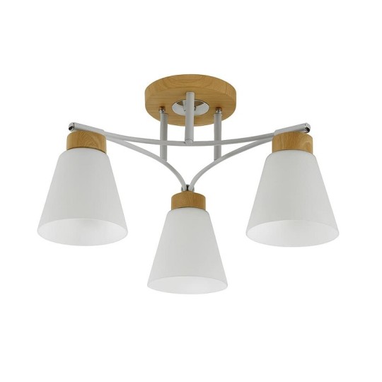 Люстра Sirius L0007-3 WT+Wood