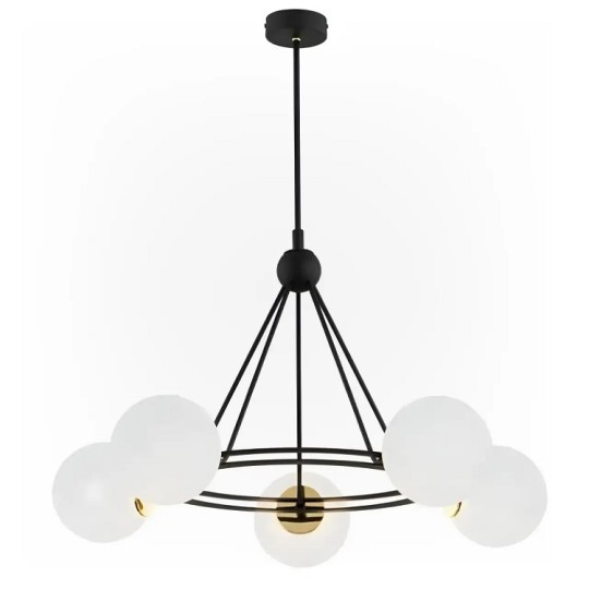 Люстра Sirius 9715-5 BK+Copper