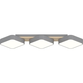 Люстра світлодіодна Valeso B XI3365-3 GREY+WOOD