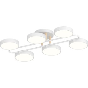 Люстра светодиодная Valeso B XI3322-6 108 W WH+WOOD