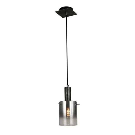 Світильник підвісний Valeso G 07459/1P Matte Black+silver+Chrome