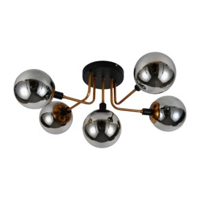 Люстра Sirius DX2101-5 BK+GD