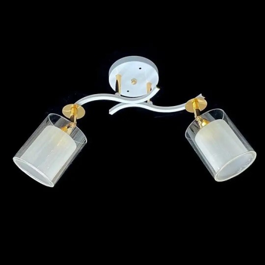 Люстра Sirius Ю 2435C/2 WH+FG