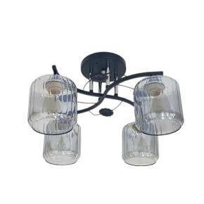 Люстра Sirius Ю 2406B/4 BK+CR