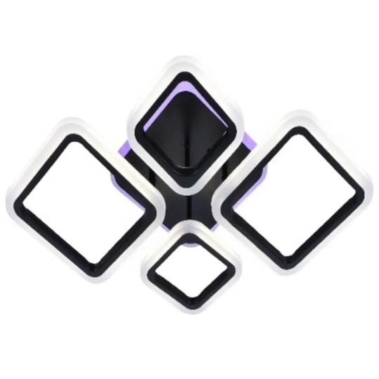 Люстра светодиодная Sirius LI8822/2+2 BK (RGB) 88W+8W