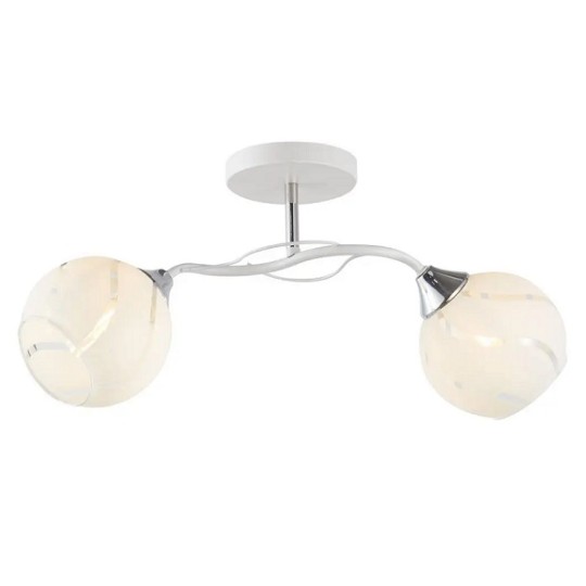 Люстра Interees IS 6399-2 WH+CR