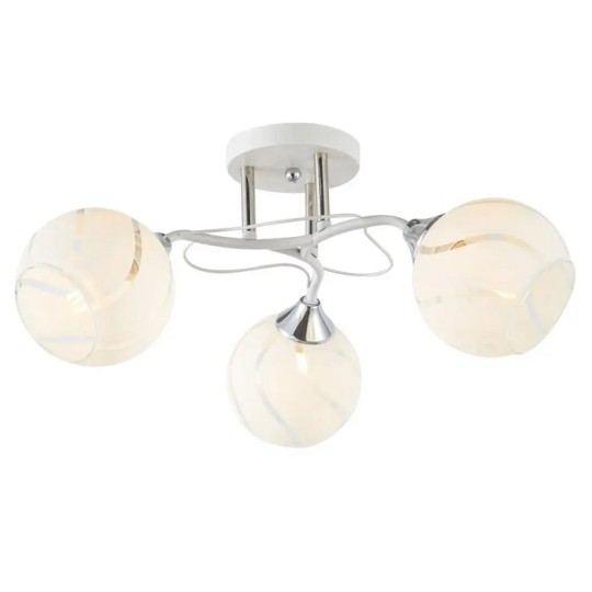 Люстра Interees IS 6399-3 WH+CR