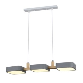 Люстра светодиодная Valeso G 98102/3 GRAY 72W