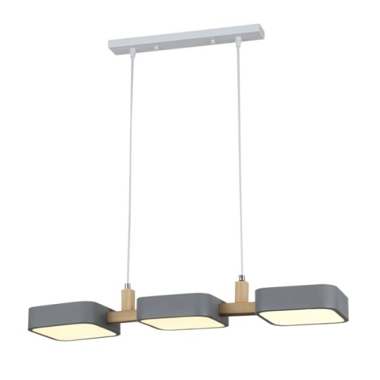 Люстра світлодіодна Valeso G 98102/3 GRAY 72W