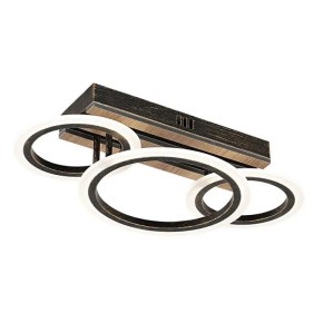 Люстра светодиодная Valeso G 3300A/2+1 BK+GD+Wood