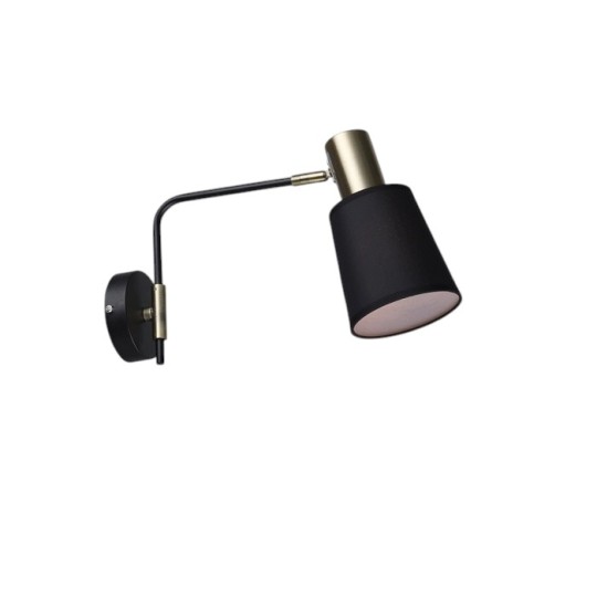 Бра настінне Sirius B N6597/1W BK+AB