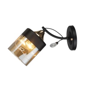 Бра настінне Sirius B A3428/1W BK+FGD