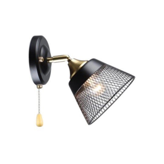 Бра Valeso B N6823/1W BK+COP
