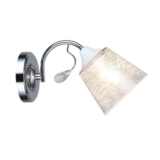 Бра настінне Sirius B C1423/1W CH+WT