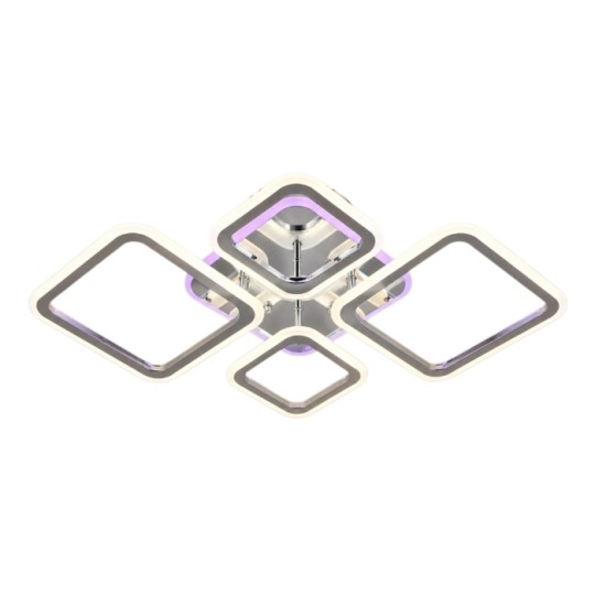 Люстра світлодіодна Valeso LI8822/2+2 CR 84W+8W (RGB)