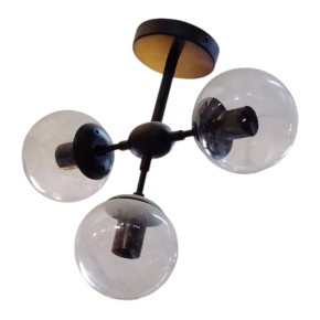 Люстра Melody KW-6951/3 чёрная