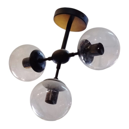 Люстра Melody KW-6951/3 чёрная