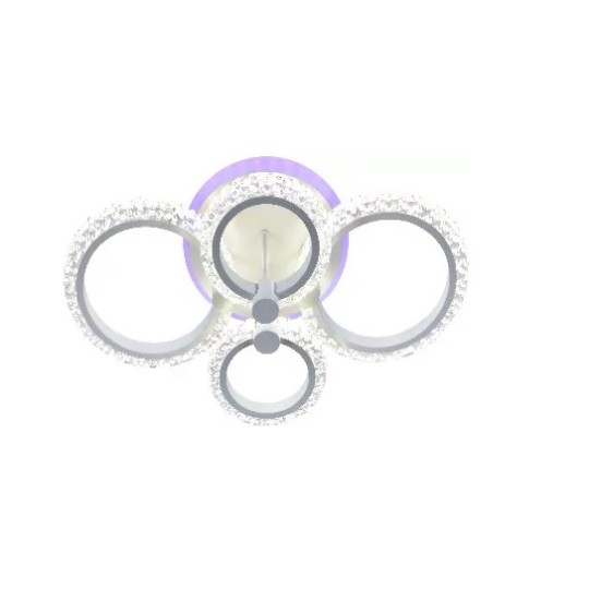 Люстра светодиодная Sirius LI8868/4 WH (RGB) 72W+7W