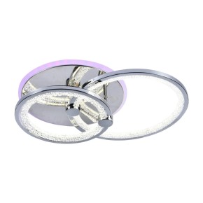 Люстра светодиодная Sirius LI8878/2C CR+RGP 64W+7W